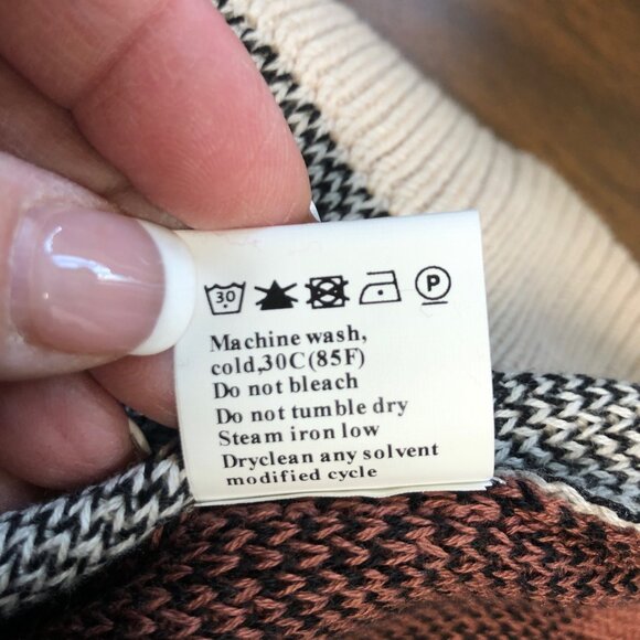 Leopard Slouchy Sweater Womens Size Medium Long Sleeve Casual Oversized NEW - Picture 8 of 10